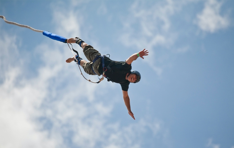 Great Bunjee Jumping In Goa