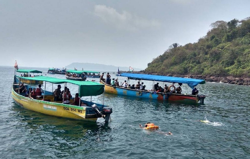  Scuba Diving And Water Sports Activities At Grand island in Goa